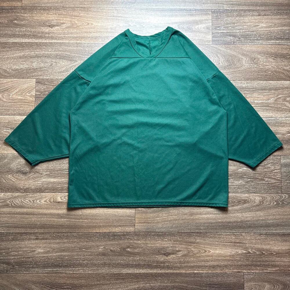 Vintage Green CCM Blank Hockey Jersey